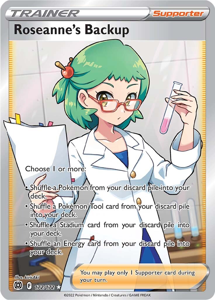 Roseanne's Backup (172/172) [Sword & Shield: Brilliant Stars] | Pegasus Games WI