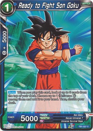 Ready to Fight Son Goku [TB1-027] | Pegasus Games WI