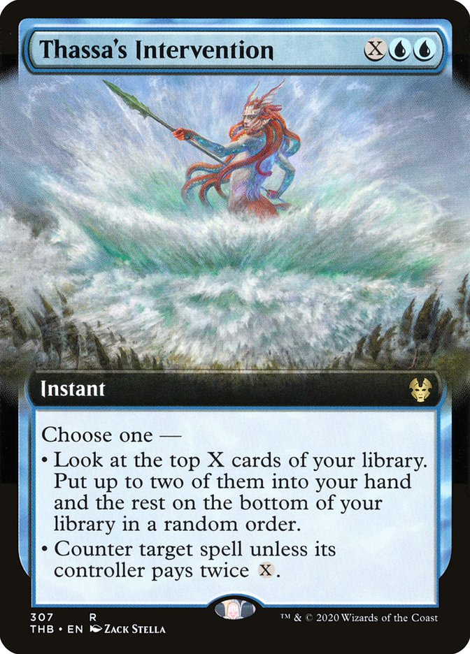 Thassa's Intervention (Extended Art) [Theros Beyond Death] | Pegasus Games WI
