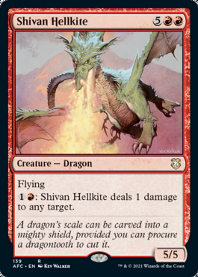 Shivan Hellkite [Dungeons & Dragons: Adventures in the Forgotten Realms Commander] | Pegasus Games WI