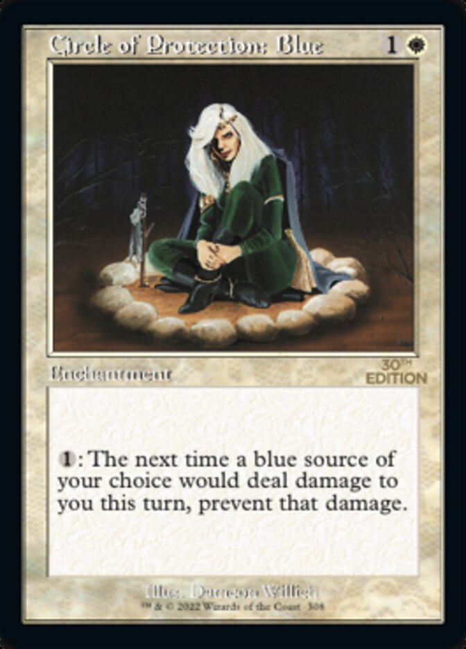 Circle of Protection: Blue (Retro) [30th Anniversary Edition] | Pegasus Games WI