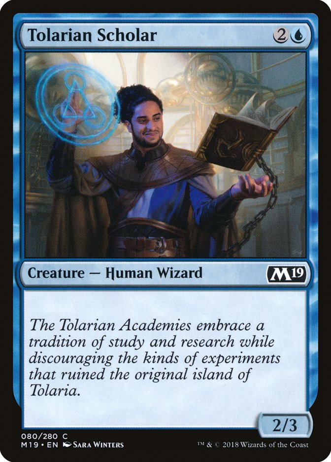 Tolarian Scholar [Core Set 2019] | Pegasus Games WI