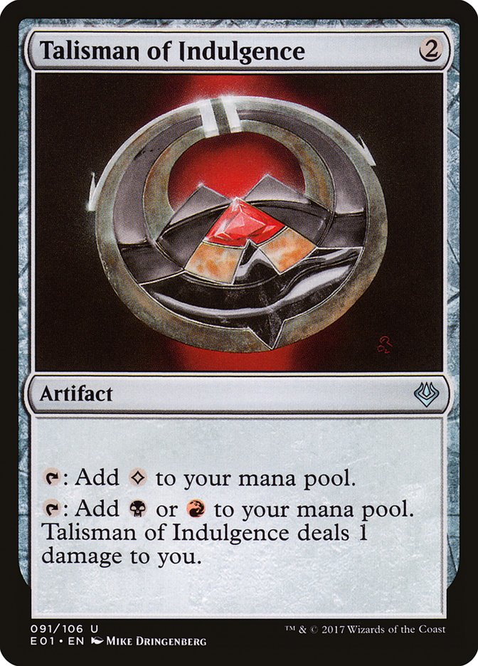 Talisman of Indulgence [Archenemy: Nicol Bolas] | Pegasus Games WI
