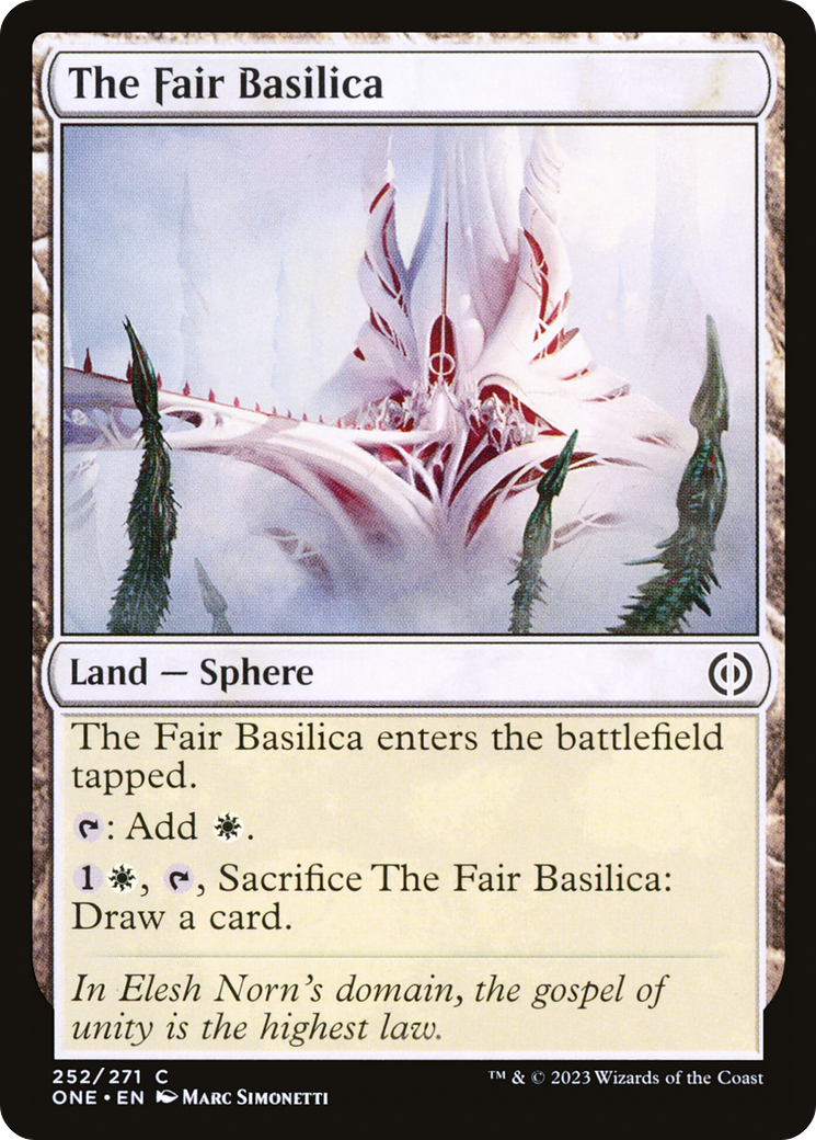 The Fair Basilica [Phyrexia: All Will Be One] | Pegasus Games WI