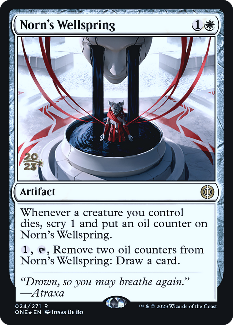 Norn's Wellspring [Phyrexia: All Will Be One Prerelease Promos] | Pegasus Games WI