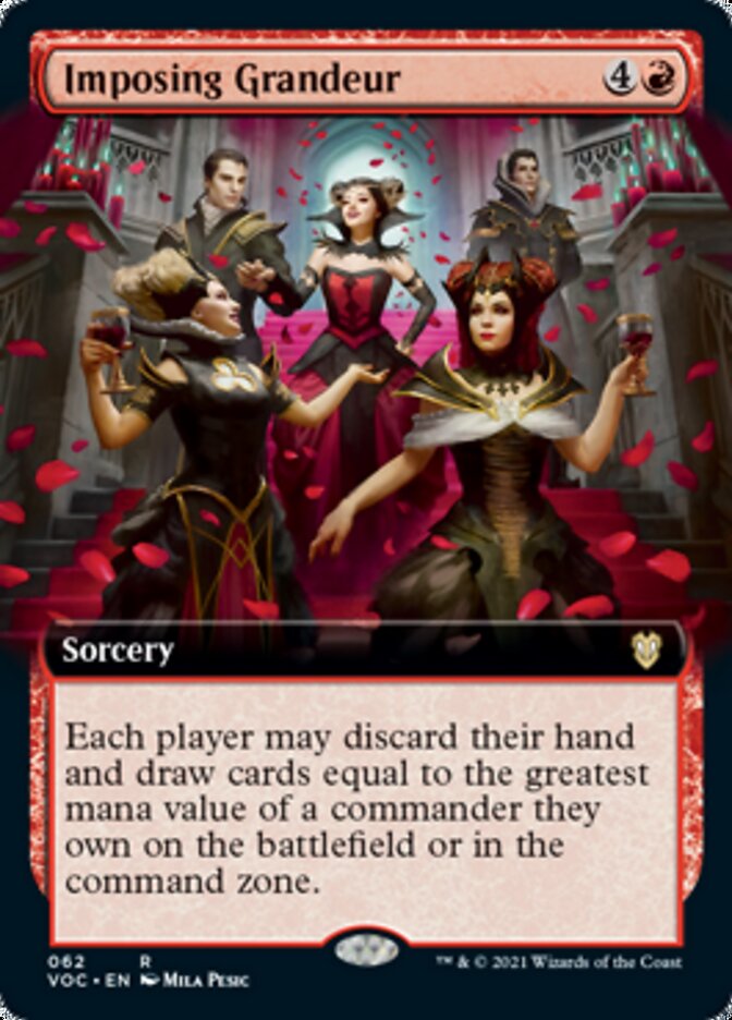 Imposing Grandeur (Extended Art) [Innistrad: Crimson Vow Commander] | Pegasus Games WI