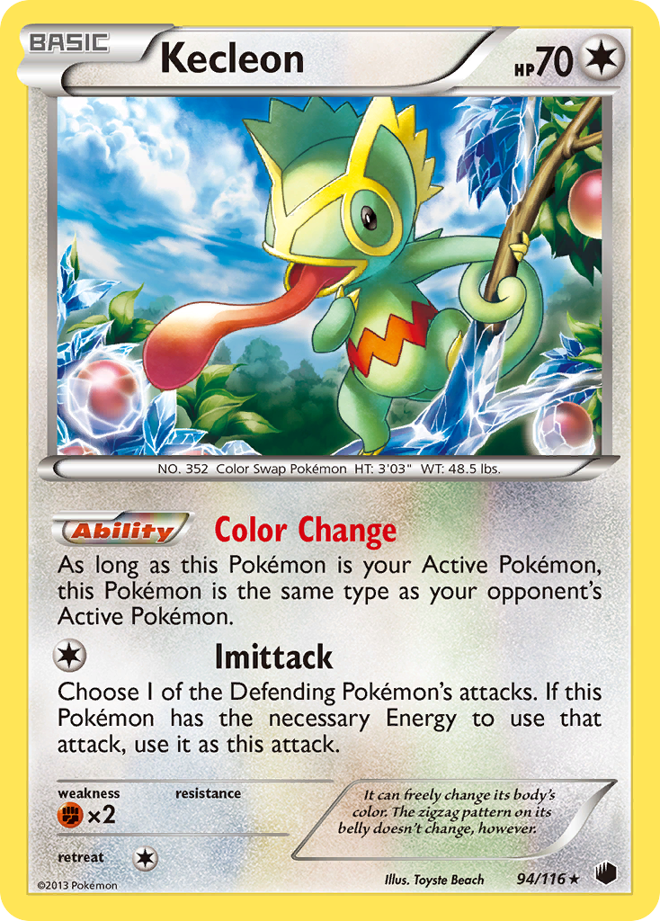 Kecleon (94/116) [Black & White: Plasma Freeze] | Pegasus Games WI