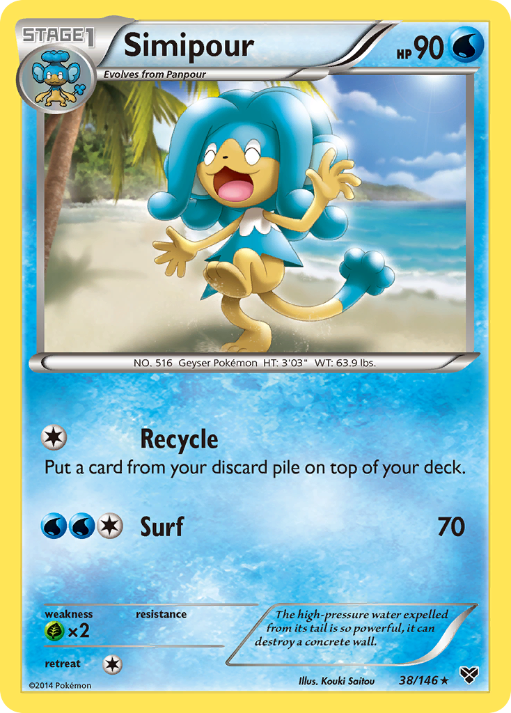 Simipour (38/146) [XY: Base Set] | Pegasus Games WI