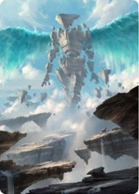 Celestial Colonnade Art Card [Zendikar Rising Art Series] | Pegasus Games WI