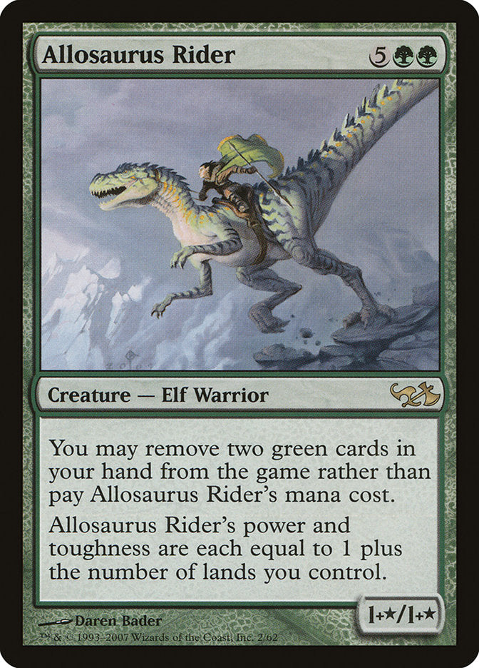 Allosaurus Rider [Duel Decks: Elves vs. Goblins] | Pegasus Games WI