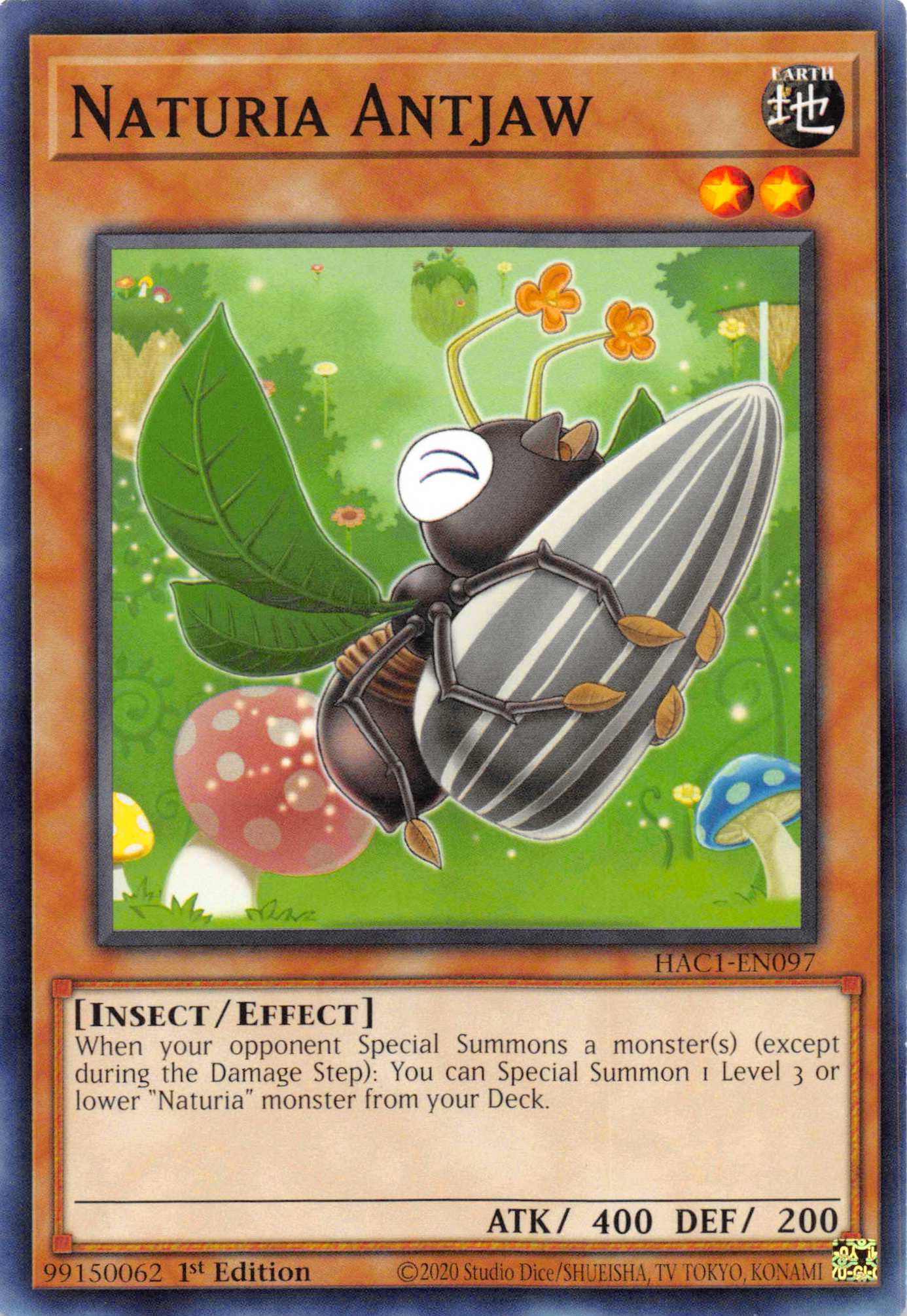 Naturia Antjaw [HAC1-EN097] Common | Pegasus Games WI