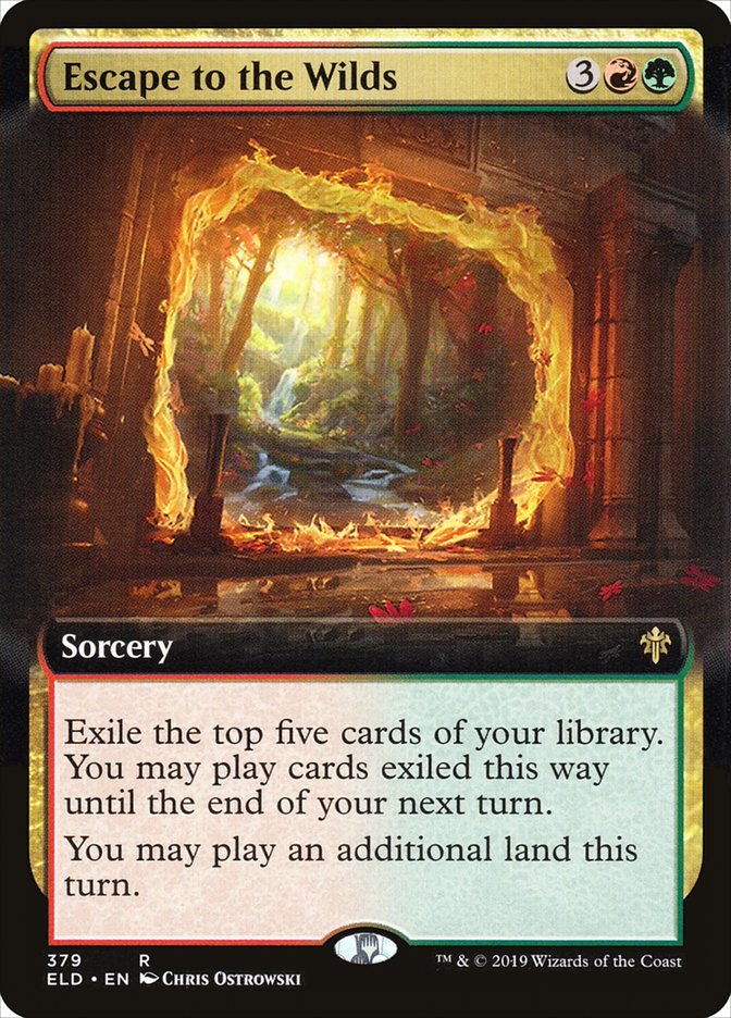 Escape to the Wilds (Extended Art) [Throne of Eldraine] | Pegasus Games WI
