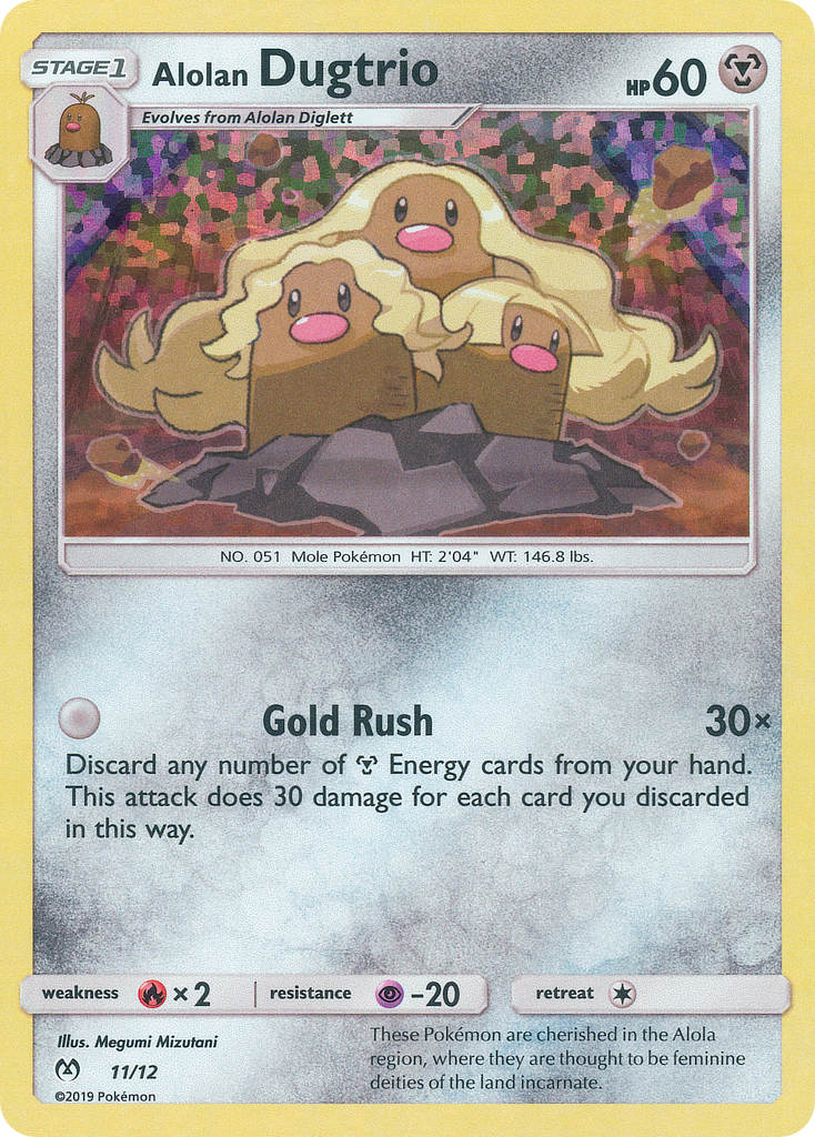 Alolan Dugtrio (11/12) [McDonald's Promos: 2019 Collection] | Pegasus Games WI