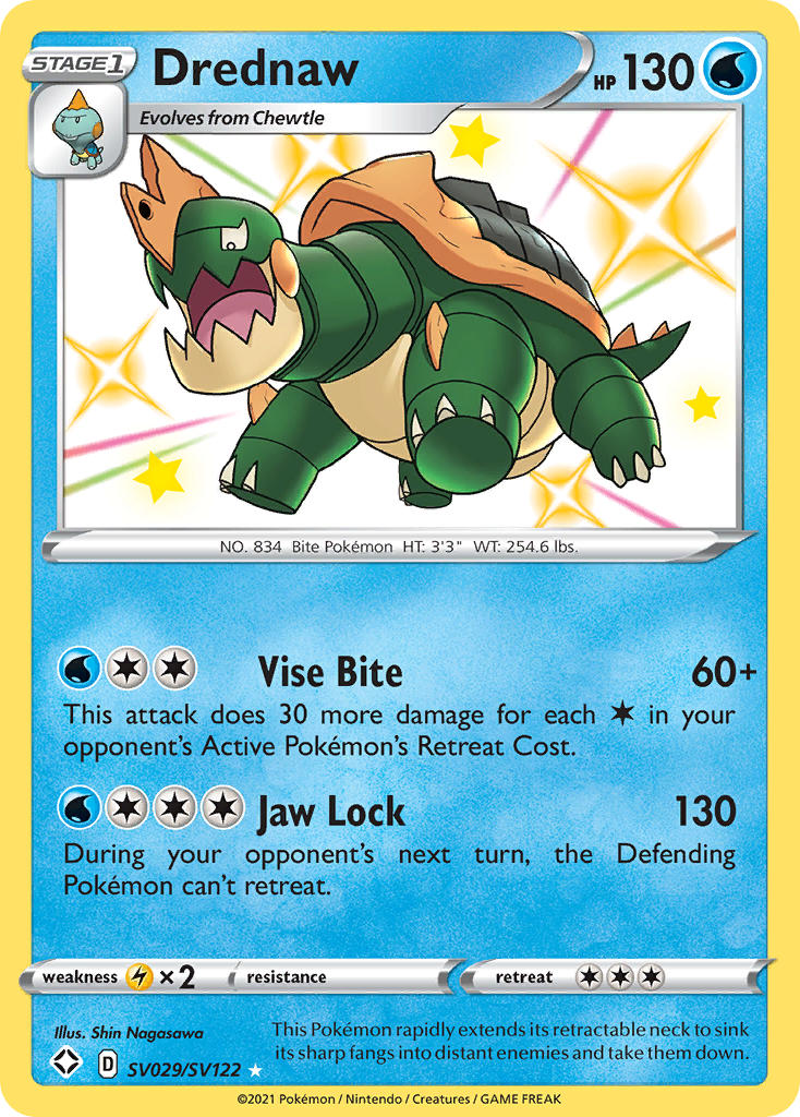 Drednaw (SV029/SV122) [Sword & Shield: Shining Fates] | Pegasus Games WI