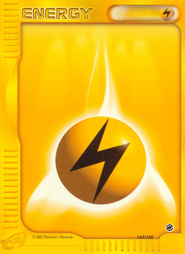 Lightning Energy (163/165) [Expedition: Base Set] | Pegasus Games WI