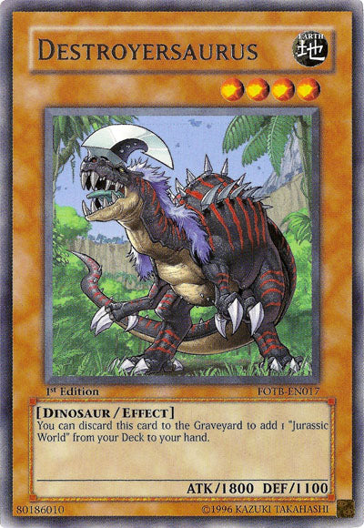 Destroyersaurus [FOTB-EN017] Rare | Pegasus Games WI
