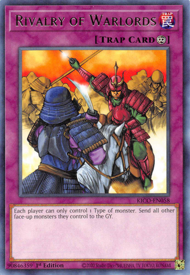Rivalry of Warlords [KICO-EN058] Rare | Pegasus Games WI