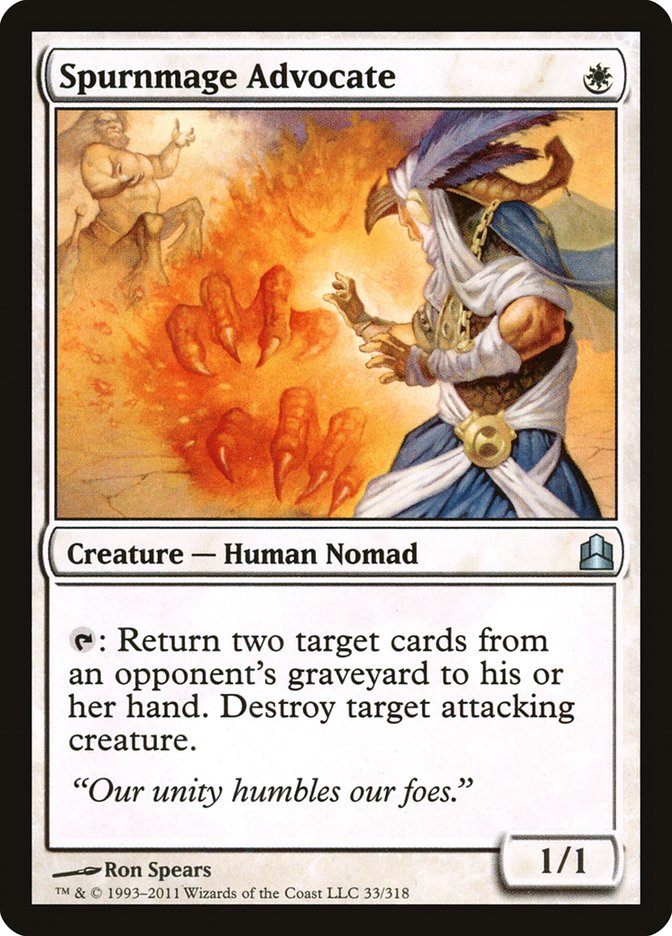 Spurnmage Advocate [Commander 2011] | Pegasus Games WI