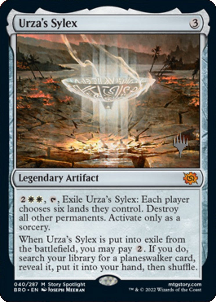 Urza's Sylex (Promo Pack) [The Brothers' War Promos] | Pegasus Games WI