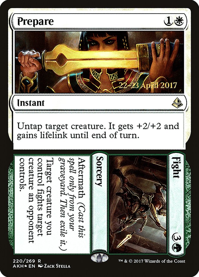 Prepare // Fight [Amonkhet Prerelease Promos] | Pegasus Games WI