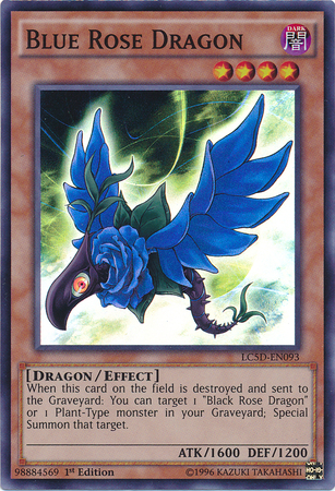 Blue Rose Dragon [LC5D-EN093] Super Rare | Pegasus Games WI