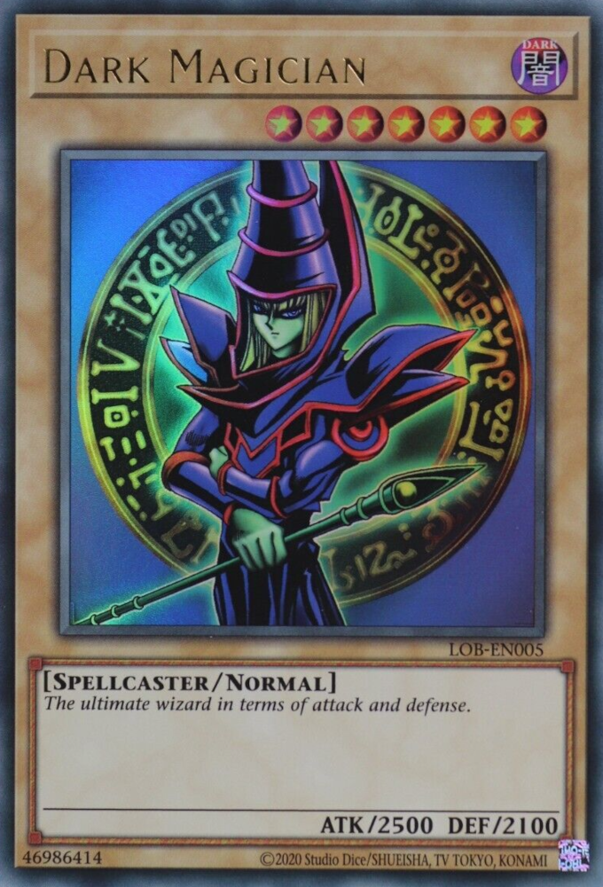 Dark Magician (25th Anniversary) [LOB-EN005] Ultra Rare | Pegasus Games WI