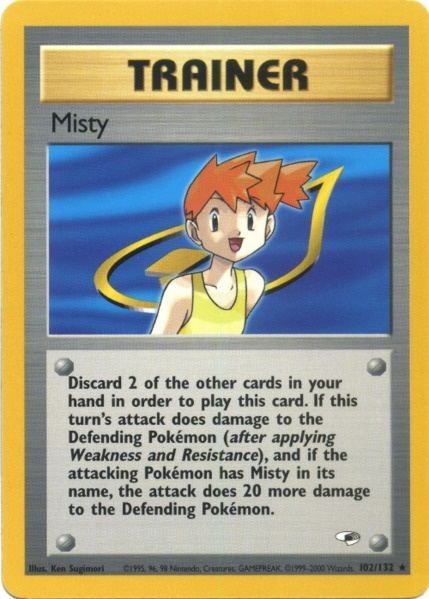 Misty (102/132) [Gym Heroes Unlimited] | Pegasus Games WI