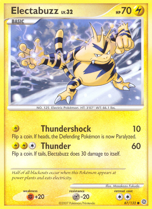 Electabuzz (87/132) [Diamond & Pearl: Secret Wonders] | Pegasus Games WI