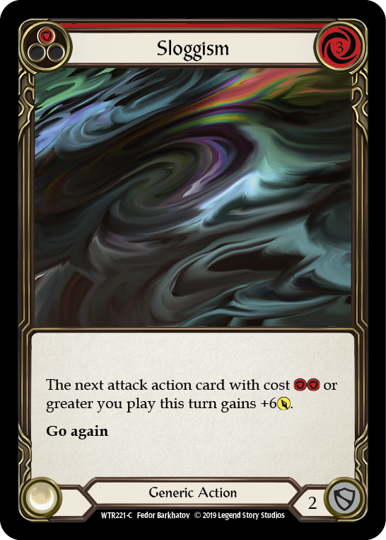 Sloggism (Red) [WTR221-C] Alpha Print Rainbow Foil | Pegasus Games WI