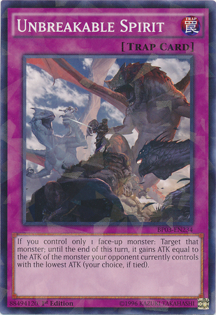 Unbreakable Spirit (Shatterfoil) [BP03-EN234] Common | Pegasus Games WI