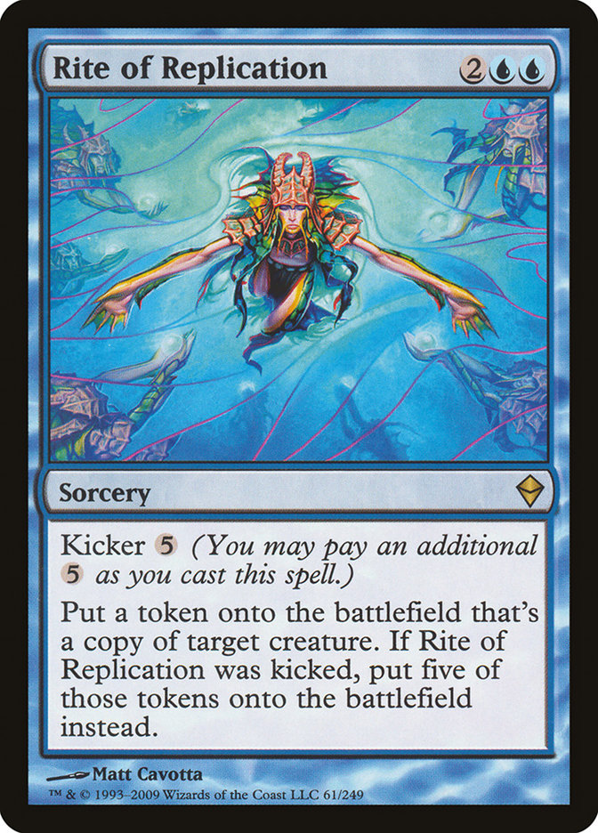 Rite of Replication [Zendikar] | Pegasus Games WI