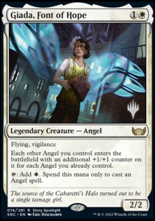 Giada, Font of Hope (Promo Pack) [Streets of New Capenna Promos] | Pegasus Games WI