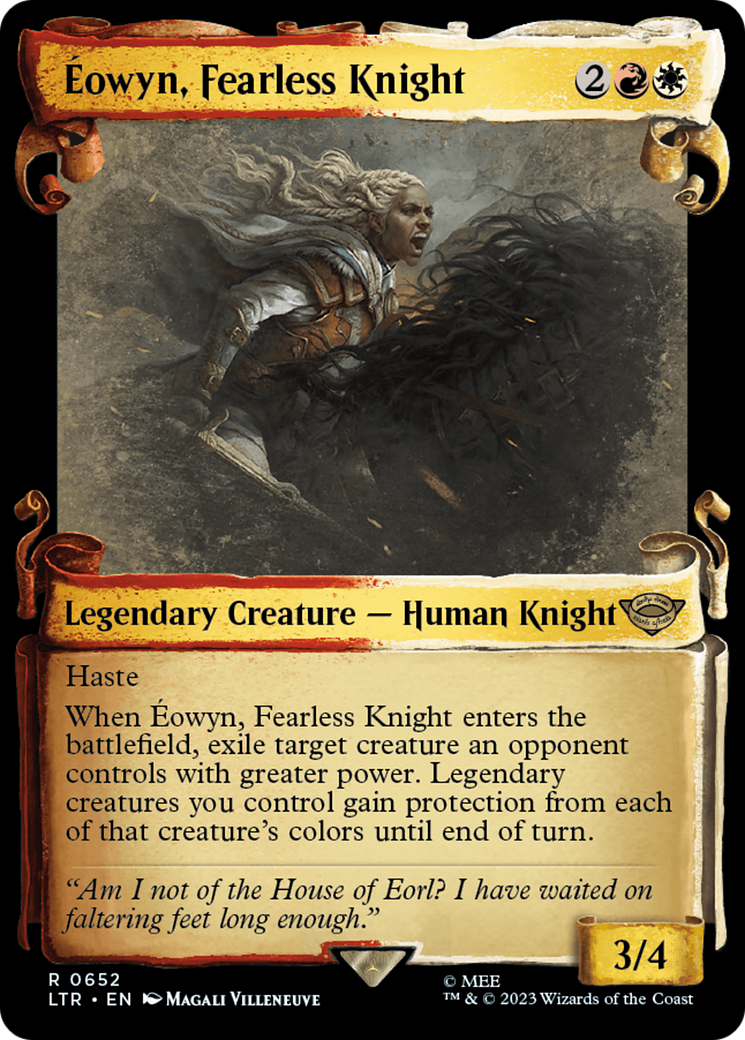 Eowyn, Fearless Knight [The Lord of the Rings: Tales of Middle-Earth Showcase Scrolls] | Pegasus Games WI