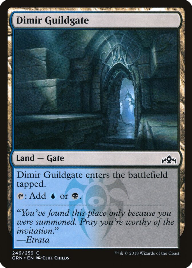 Dimir Guildgate (246/259) [Guilds of Ravnica] | Pegasus Games WI