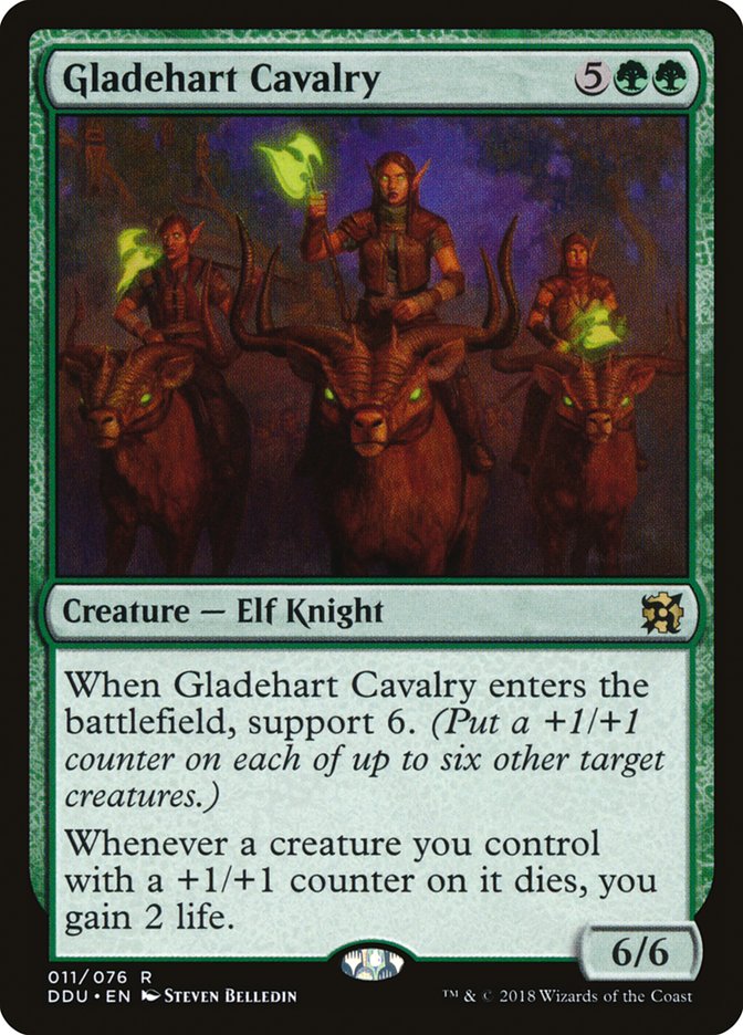 Gladehart Cavalry [Duel Decks: Elves vs. Inventors] | Pegasus Games WI