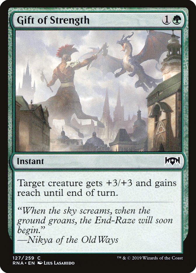 Gift of Strength [Ravnica Allegiance] | Pegasus Games WI