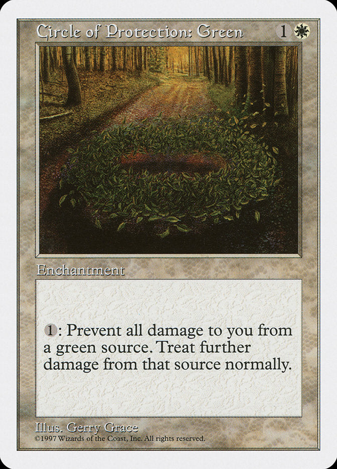 Circle of Protection: Green [Fifth Edition] | Pegasus Games WI