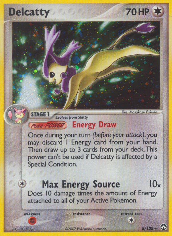 Delcatty (8/108) (Theme Deck Exclusive) [EX: Power Keepers] | Pegasus Games WI