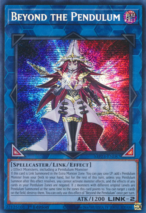 Beyond the Pendulum [MP23-EN087] Prismatic Secret Rare | Pegasus Games WI