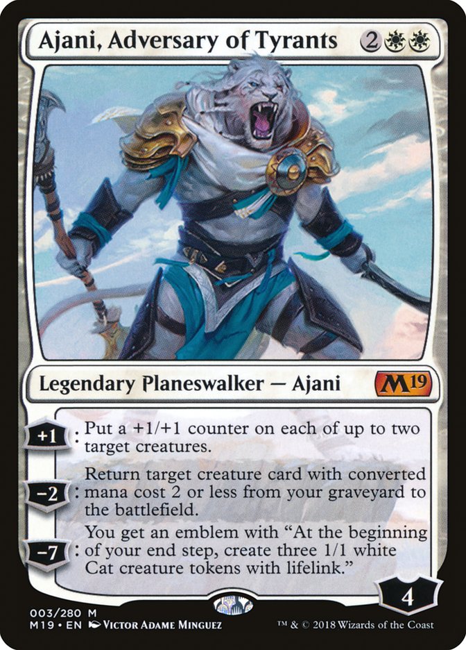 Ajani, Adversary of Tyrants [Core Set 2019] | Pegasus Games WI