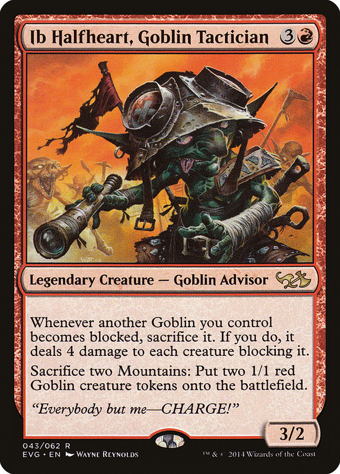 Ib Halfheart, Goblin Tactician (Elves vs. Goblins) [Duel Decks Anthology] | Pegasus Games WI