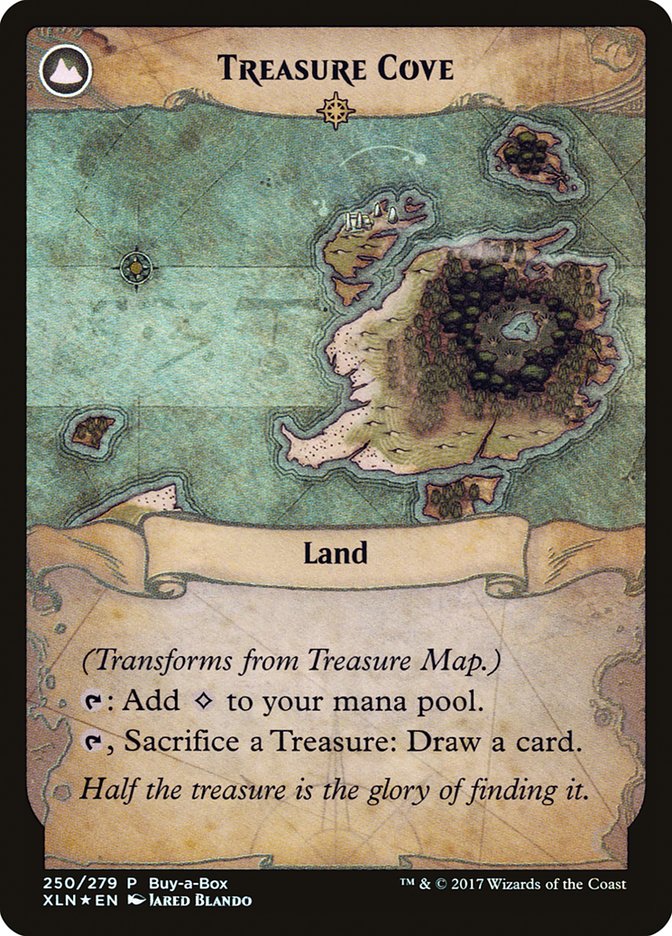 Treasure Map // Treasure Cove (Buy-A-Box) [Ixalan Treasure Chest] | Pegasus Games WI