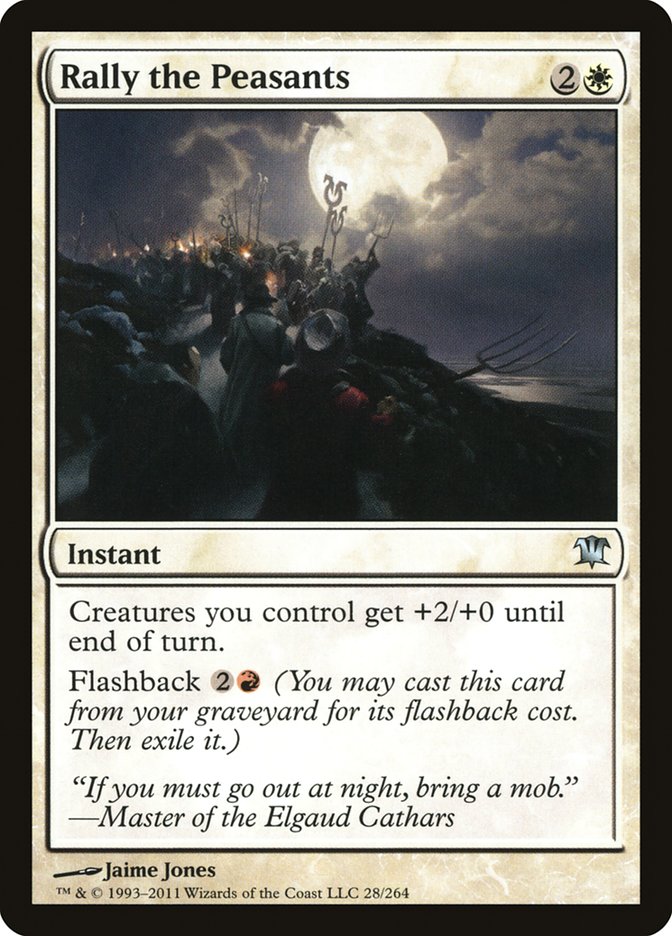 Rally the Peasants [Innistrad] | Pegasus Games WI