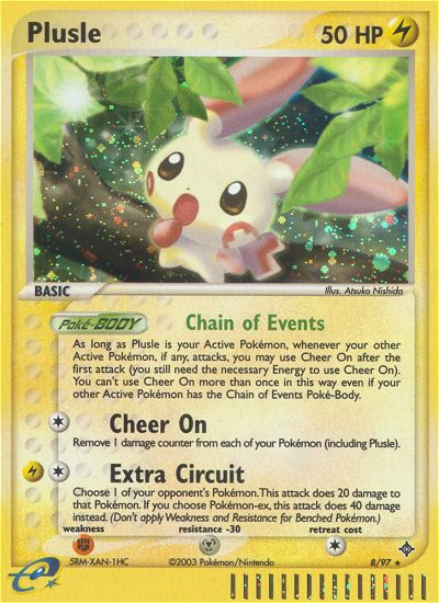 Plusle (8/97) [EX: Dragon] | Pegasus Games WI