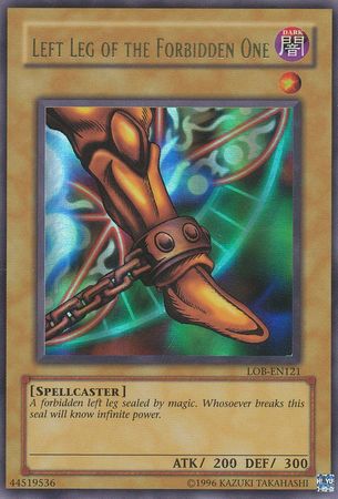 Left Leg of the Forbidden One [LOB-EN121] Ultra Rare | Pegasus Games WI