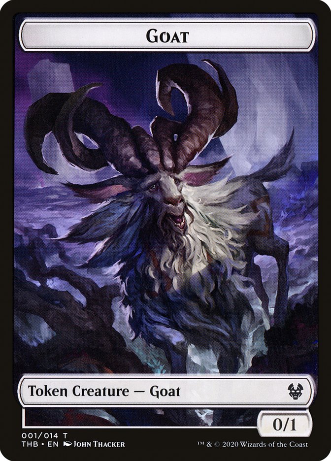 Goat Token [Theros Beyond Death Tokens] | Pegasus Games WI