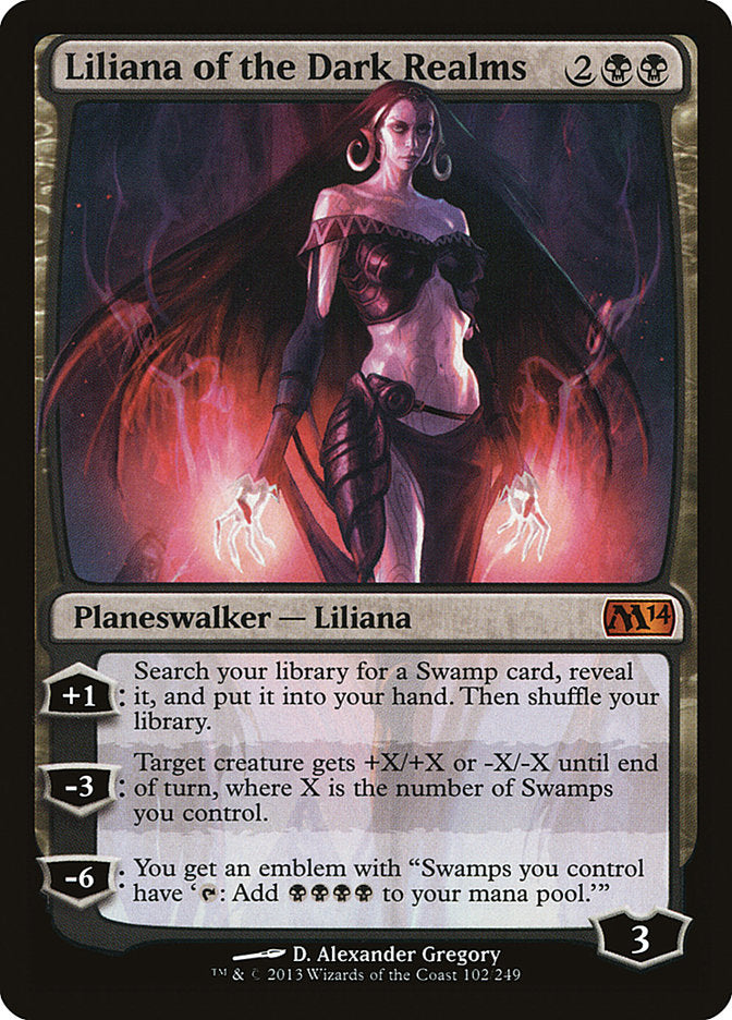 Liliana of the Dark Realms [Magic 2014] | Pegasus Games WI