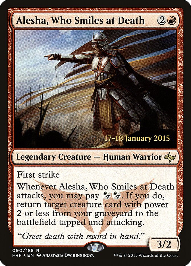 Alesha, Who Smiles at Death [Fate Reforged Prerelease Promos] | Pegasus Games WI