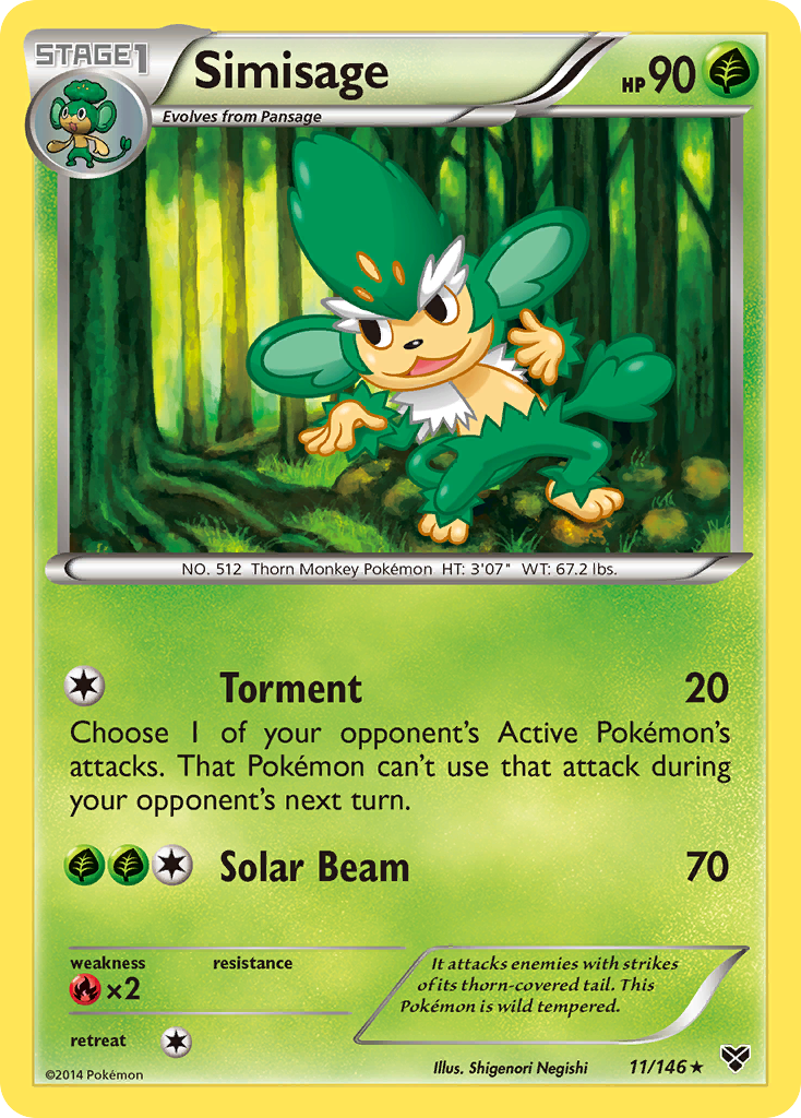 Simisage (11/146) [XY: Base Set] | Pegasus Games WI