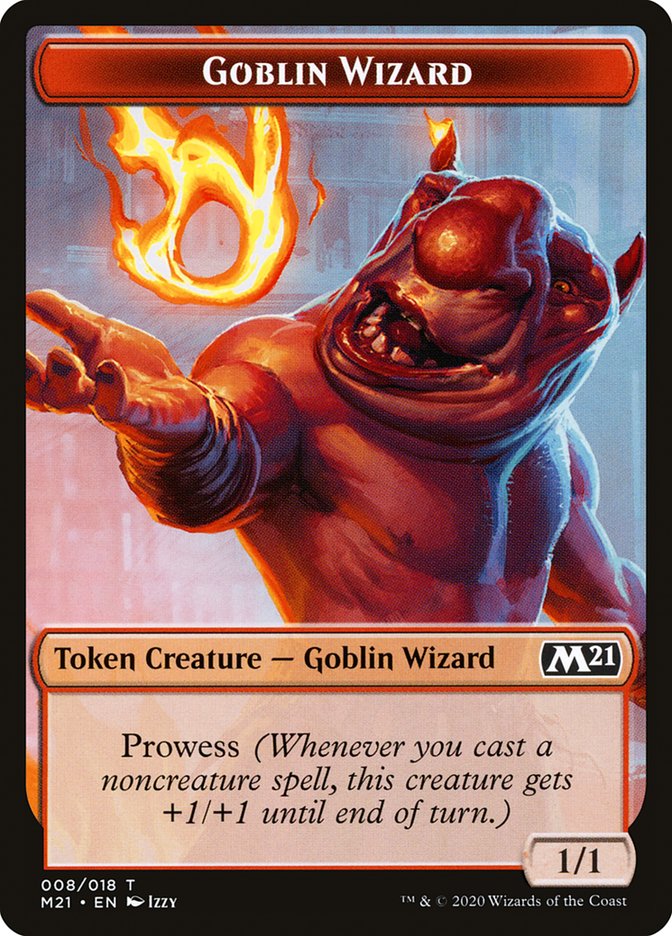 Goblin Wizard Token [Core Set 2021 Tokens] | Pegasus Games WI